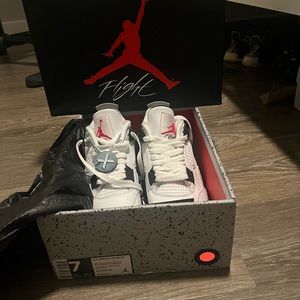 Brand new Jordan four white cements!